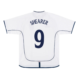 England 2001-03 Home Shirt (L) (Good) (SHEARER 9)_1