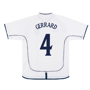 England 2001-03 Home Shirt (XL) (Fair) (GERRARD 4)_2