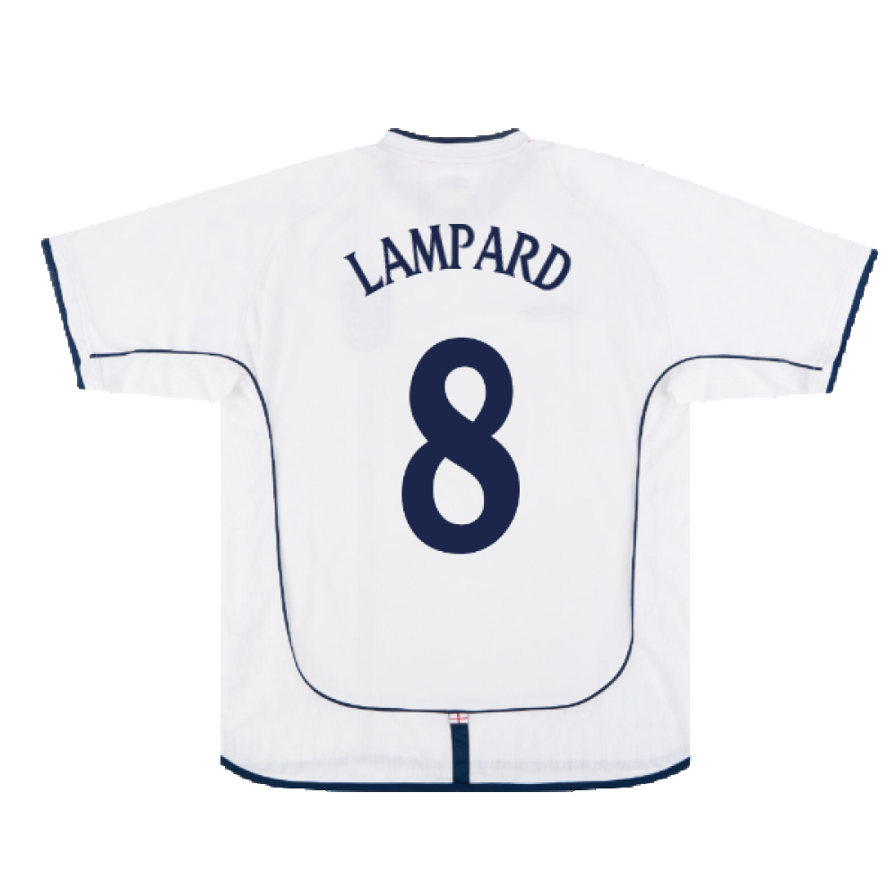 England 2001-03 Home Shirt (XL) (Fair) (LAMPARD 8)_2