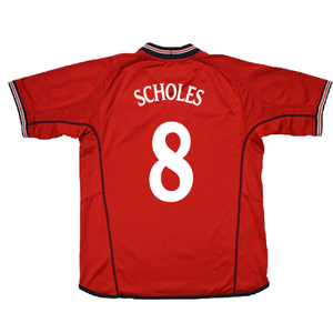 England 2002-04 Away Shirt (Excellent) (Scholes 8)_1