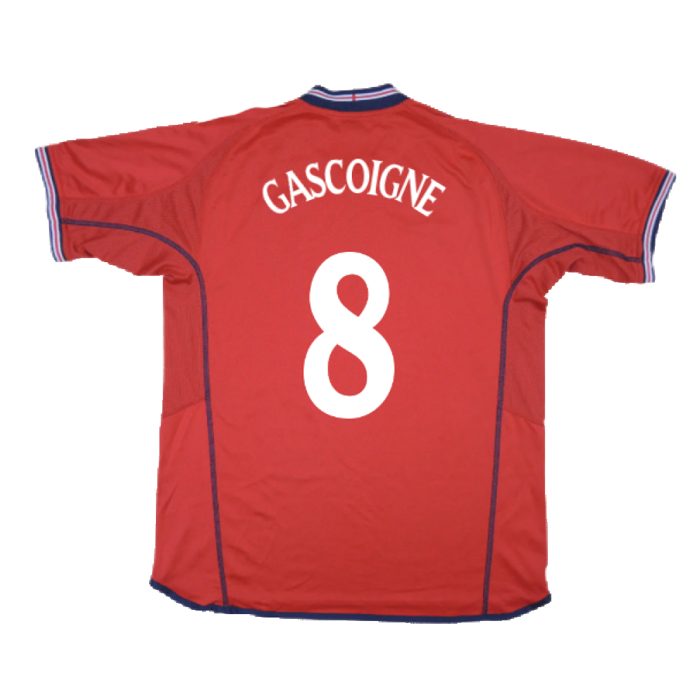 England 2002-04 Away Shirt (XL) (Very Good) (Gascoigne 8)_2