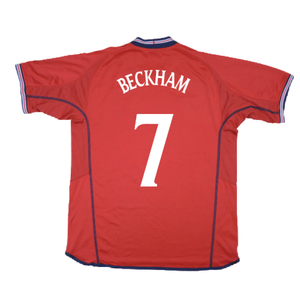 England 2002-04 Away Shirt (XXL) (Excellent) (Beckham 7)_2