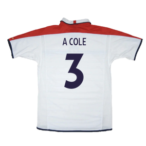 England 2003-05 Home Shirt (XL) (Very Good) (A Cole 3)_1