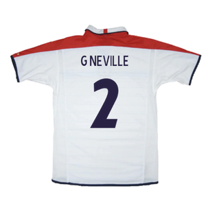 England 2003-05 Home Shirt (XL) (Very Good) (G Neville 2)_1