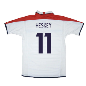 England 2003-05 Home Shirt (XXL) (Very Good) (Heskey 11)_1