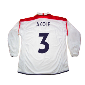 England 2003-05 Home L/S Shirt (M) (Excellent) (A Cole 3)_1