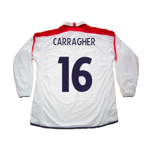 England 2003-05 Home L/S Shirt (M) (Excellent) (Carragher 16)_1