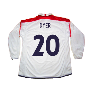 England 2003-05 Home L/S Shirt (M) (Excellent) (Dyer 20)_1