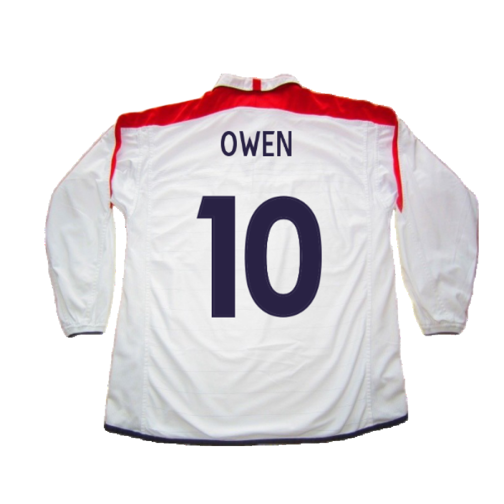 England 2003-05 Home L/S (M) (Excellent) (Owen 10)_1