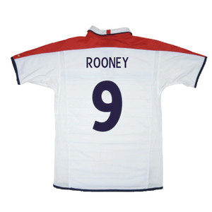 England 2003-05 Home Shirt (XXL) (Very Good) (Rooney 9)_1