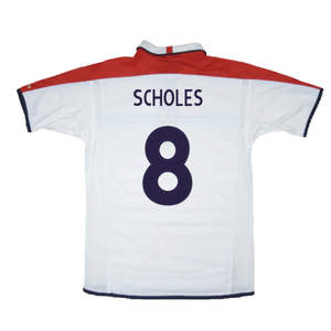 England 2003-05 Home Shirt (XL) (Very Good) (Scholes 8)_1