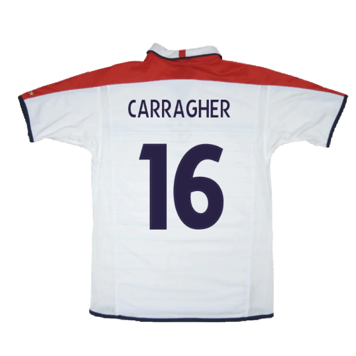 England 2003-05 Home Shirt (S) (Excellent) (Carragher 16)