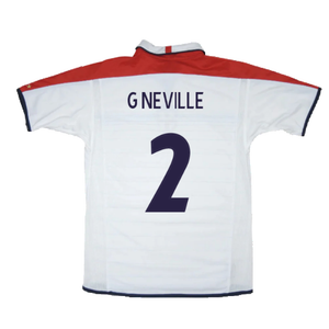 England 2003-05 Home Shirt (XL) (Very Good) (G Neville 2)_1