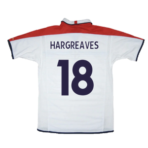 England 2003-05 Home Shirt (S) (Excellent) (Hargreaves 18)_1