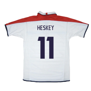 England 2003-05 Home Shirt (XXL) (Very Good) (Heskey 11)_1