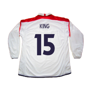 England 2003-05 Long Sleeved Home Shirt (L) (Excellent) (King 15)_1