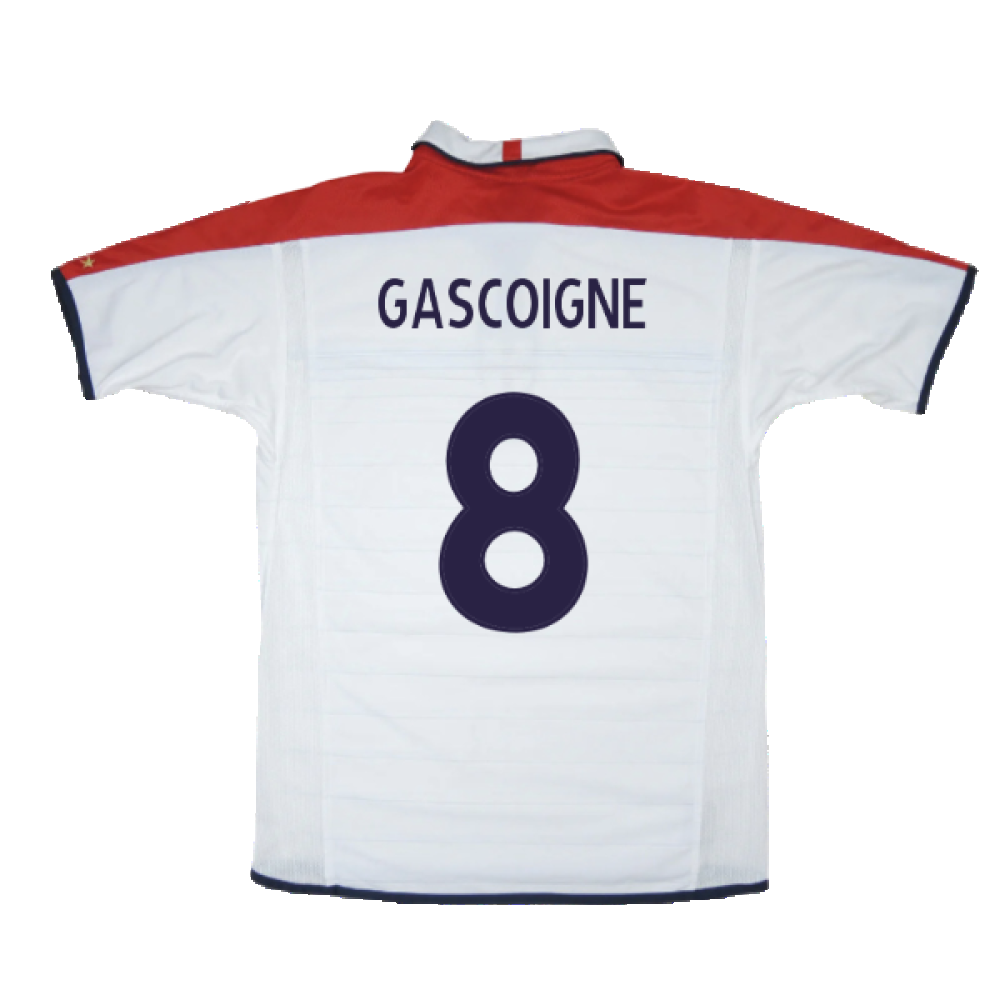 England 2003-05 Home Shirt (M) (Very Good) (GASCOIGNE 8)_2