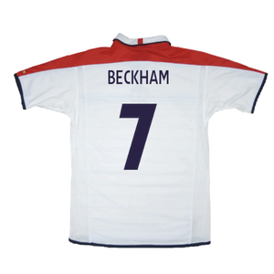 England 2003-05 Home Shirt (L) (Excellent) (Beckham 7)_1