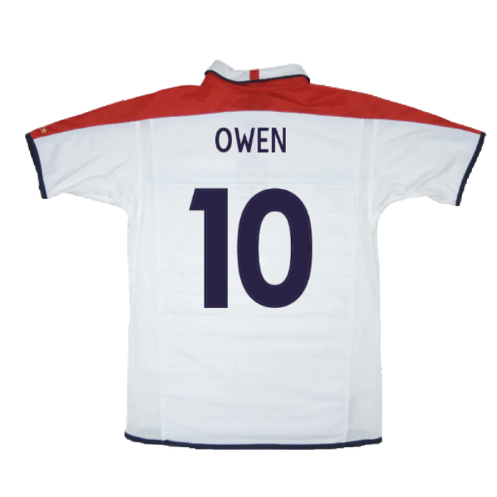 England 2003-05 Home Shirt (L) (Excellent) (Owen 10)