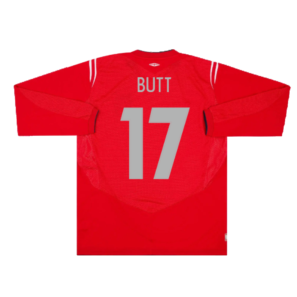 England 2004-06 Long Sleeve Away Shirt (L) (Excellent) (Butt 17)_1