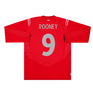 England 2004-06 Long Sleeve Away Shirt (Excellent) (Rooney 9)_1