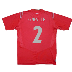 England 2004-06 Away Shirt (XL) (Good) (G Neville 2)_1