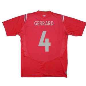 England 2004-06 Away Shirt (XL) (Good) (Gerrard 4)_1