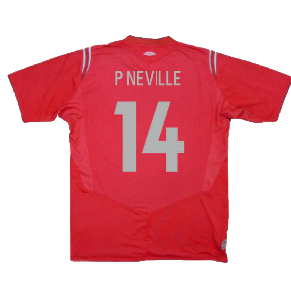 England 2004-06 Away Shirt (Excellent) (P Neville 14)_1