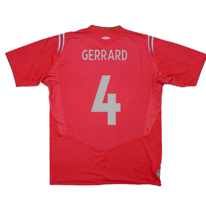 England 2004-06 Away Shirt (Very Good) (GERRARD 4)_2