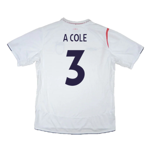 England 2005-07 Home Shirt (L) (Fair) (A COLE 3)_1