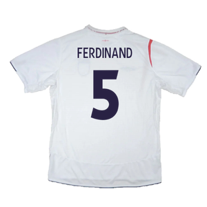 England 2005-07 Home Shirt (XXL) (Excellent) (FERDINAND 5)_1