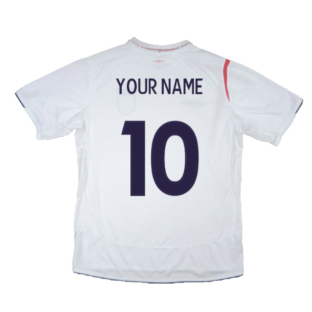 England 2005-07 Home Shirt (L) (Very Good) (Your Name)_2