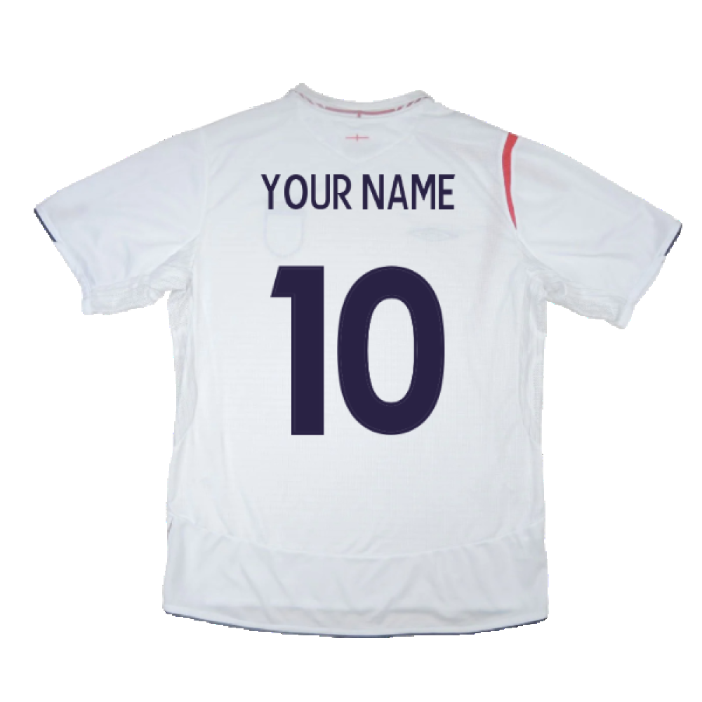 England 2005-07 Home Shirt (L) (Very Good) (Your Name)_2