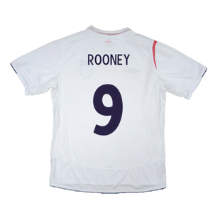 England 2005-07 Home Shirt (M) (Excellent) (ROONEY 9)_2