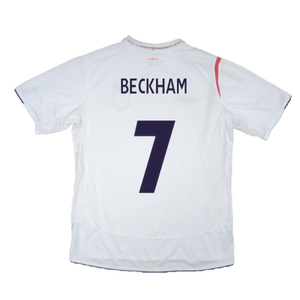 England 2005-07 Home Shirt (XL) (Excellent) (BECKHAM 7)_2