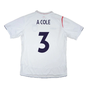 England 2005-2007 Home Shirt (XL) (Excellent) (A COLE 3)_1