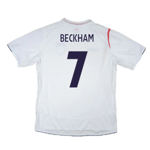 England 2005-2007 Home Shirt (Excellent) (XXL) (Excellent) (BECKHAM 7)_1