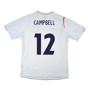 England 2005-2007 Home Shirt (XL) (Excellent) (CAMPBELL 12)_1