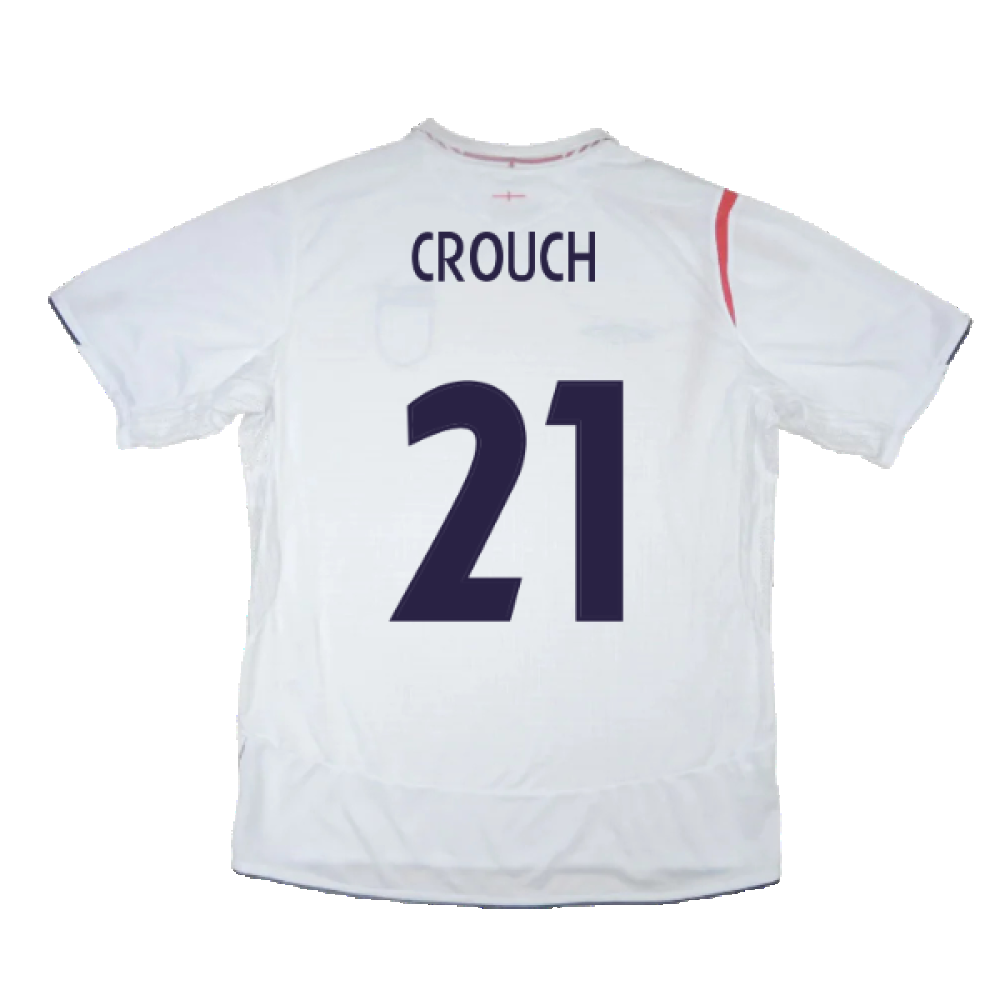 England 2005-2007 Home Shirt  (XL) (Excellent) (CROUCH 21)_1