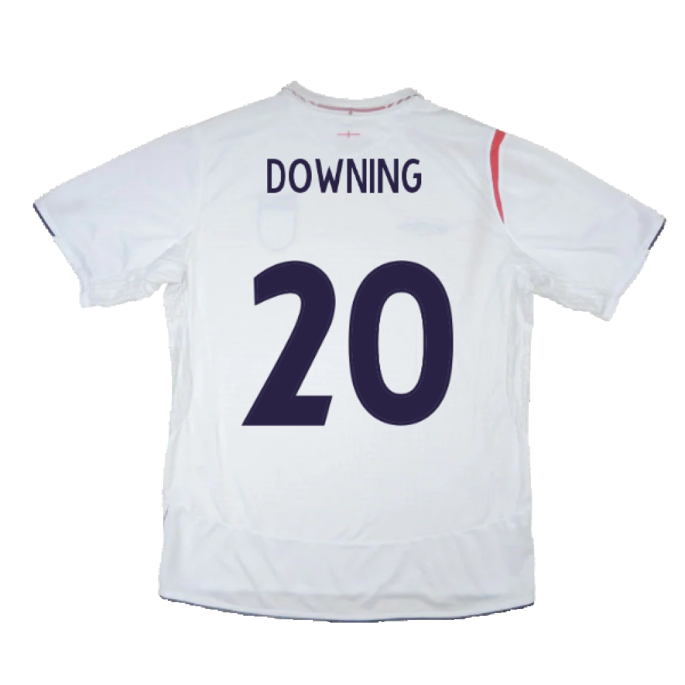 England 2005-2007 Home Shirt (XL) (Good) (DOWNING 20)_1