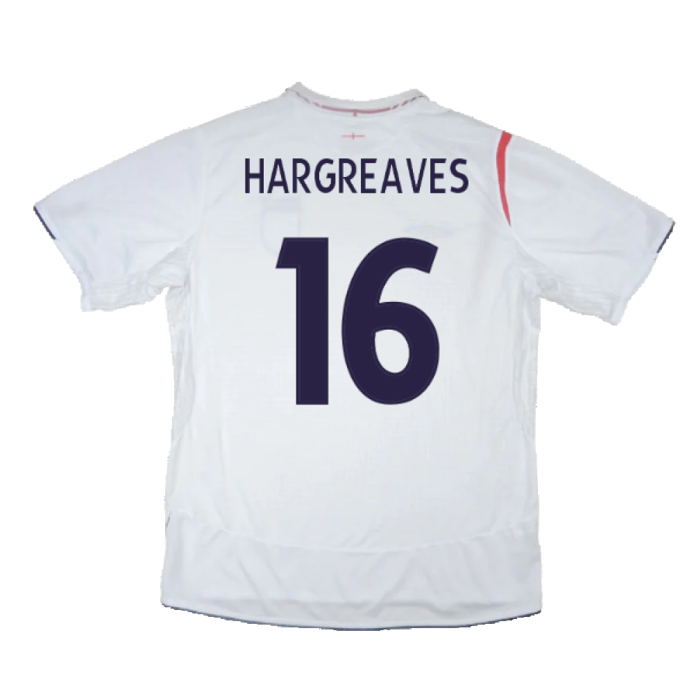 England 2005-2007 Home Shirt (L) (Very Good) (HARGREAVES 16)_1