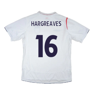 England 2005-2007 Home Shirt (XL) (Excellent) (HARGREAVES 16)_1