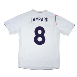 England 2005-2007 Home Shirt (XXL) (Very Good) (Very Good) (LAMPARD 8)_1