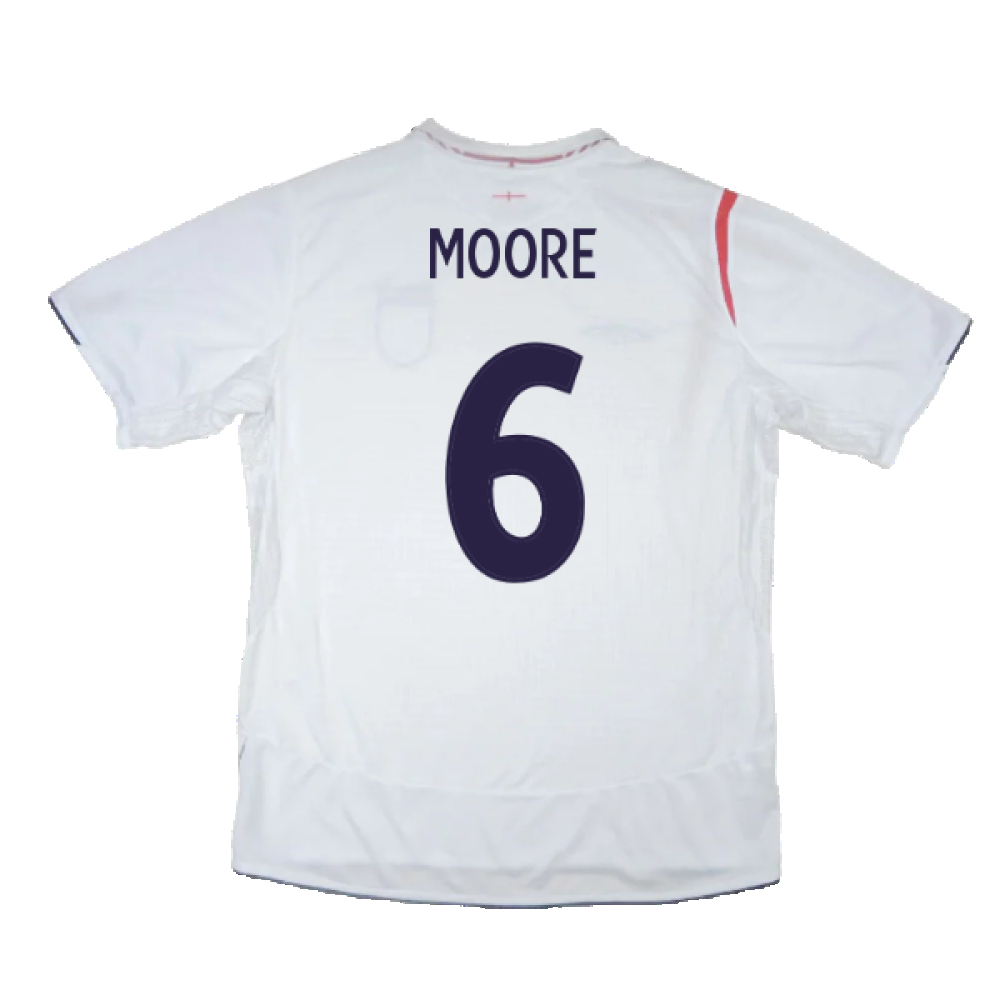 England 2005-07 Home Shirt (XL) (Excellent) (MOORE 6)_1