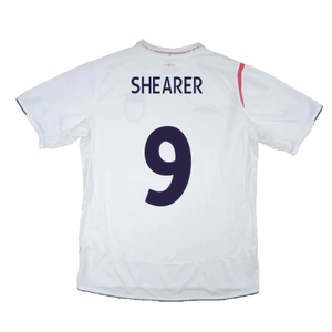 England 2005-2007 Home Shirt (XXL) (Good) (SHEARER 9)_1