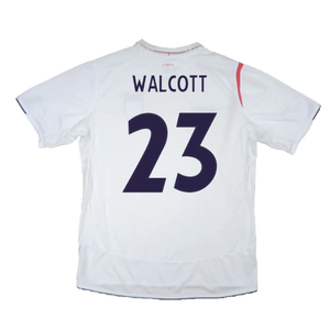 England 2005-2007 Home Shirt (Excellent) (XXL) (Excellent) (WALCOTT 23)_1