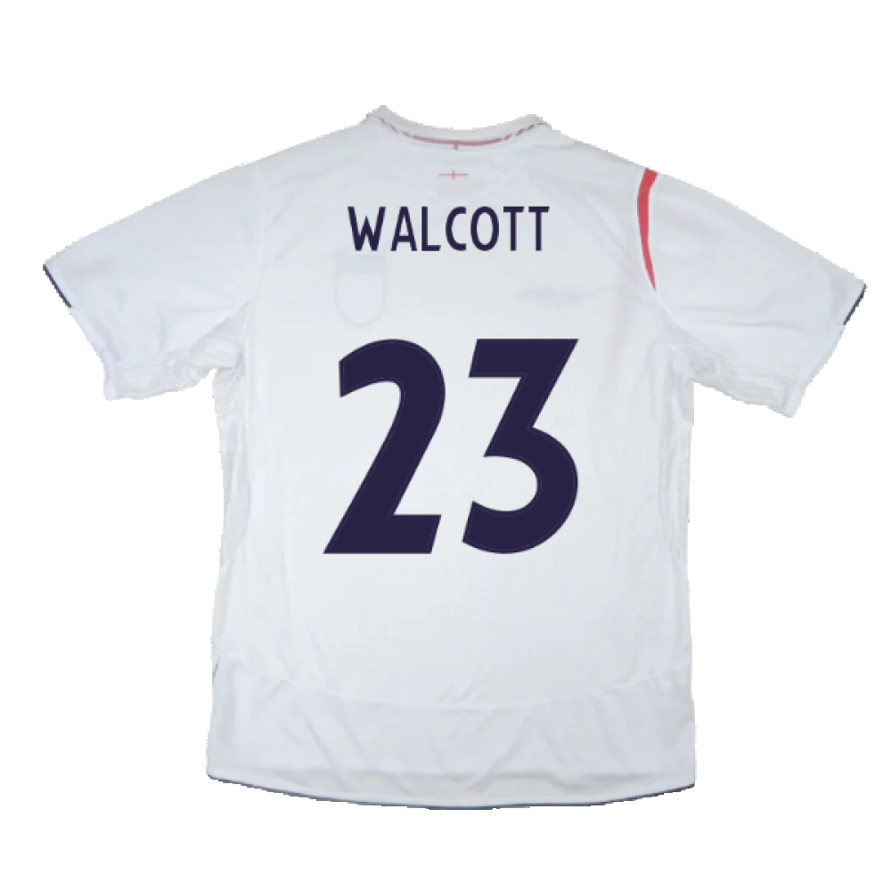 England 2005-2007 Home Shirt (XL) (Good) (WALCOTT 23)_1