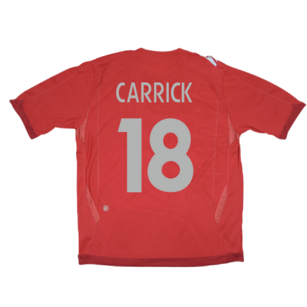 England 2006-08 Away Shirt (XL) (Very Good) (CARRICK 18)_1