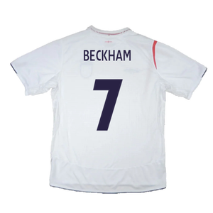 England 2006-08 Home Shirt (XL) (Excellent) (BECKHAM 7)_1