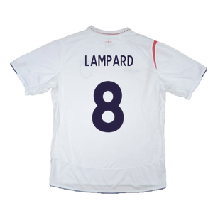 England 2006-08 Home Shirt (XL) (Good) (LAMPARD 8)_2